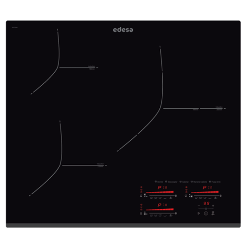 Placa Inducao Encastre EDESA EIMS-6330 B BK 60Cm