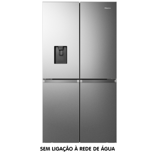 Frigorífico Americano 4 Portas Cor Inox No Frost  Hisense  RQ758N4SWSE 609 L 178,5 x 91 x72,5 Classe E