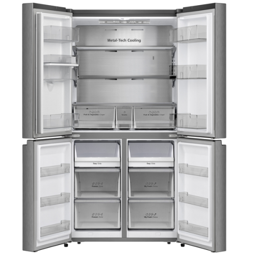 Frigorífico Americano 4 Portas Cor Inox No Frost  Hisense  RQ758N4SWSE 609 L 178,5 x 91 x72,5 Classe E