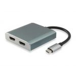 ADAPTADOR USB-C A 2X HDMI HASTA A 2