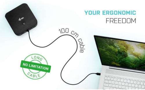 DOCKING STATION I-TEC USB-C HDMI DP WITH C31HDMIDPDOCKPD