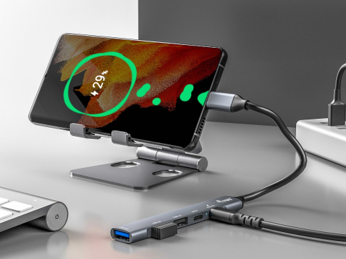 5-Port USB 3.0/2.0 Hub with USB-C PD