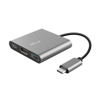 Adaptador TRUST DALYX 3-IN-1 USB-C
