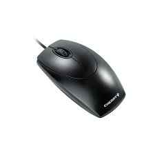CHERRY WheelMouse - Rato - destros e canhotos - óptico - 3 botões - com cabo - PS/2, USB - preto