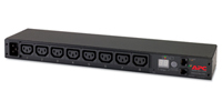 APC Metered Rack PDU - Faixa de distribuição de energia (montável em bastidor) - AC 200/208/230 V - Ethernet - entrada: IEC 60320 C20 - conectores de saída: 8 (IEC 60320 C13) - 1U - 2.5 m cabo - para P/N: AR3100, AR3150