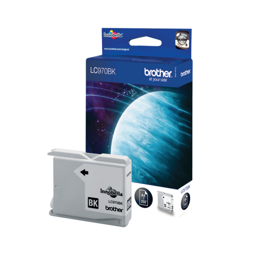 Brother LC970BK - Preto - original - tinteiro - para Brother DCP-135C, DCP-150C, DCP-153C, DCP-157C, MFC-235C, MFC-260C