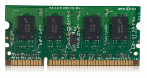HP - DDR2 - módulo - 512 MB - SO DIMM 144-pinos - 400 MHz / PC2-3200 - unbuffered - sem ECC - para LaserJet P4014, P4015, P4515, LaserJet Enterprise 600 M601, 600 M602, 600 M603, 700, P3015
