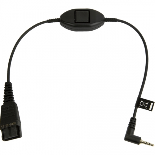 Cabo de auricular - micro jack macho para Quick Disconnect macho - Jabra 