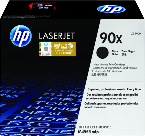 HP 90X - Alto Rendimento - preto - original - LaserJet - cartucho de toner (CE390X) - para LaserJet Enterprise 600 M602, 600 M603, M4555