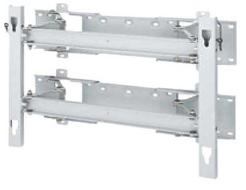 Ergotron Neo-Flex - Kit de montagem (placa de parede, barra de fecho, 2 calhas) - Fixo, Resistência Ultra Alta - para painel liso - preto - tamanho de tela: 37"-80"