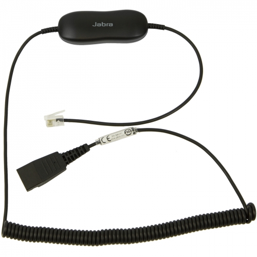 Cabo de auricular RJ-9 macho para Quick Disconnect macho 2 m Jabra GN1216 , 88001-04
