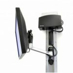 Ergotron LX HD Wall Mount Swing Arm - Kit de montagem (suporte oscilante) - para TV - alumínio - tamanho de tela: up to 49" - montável em parede