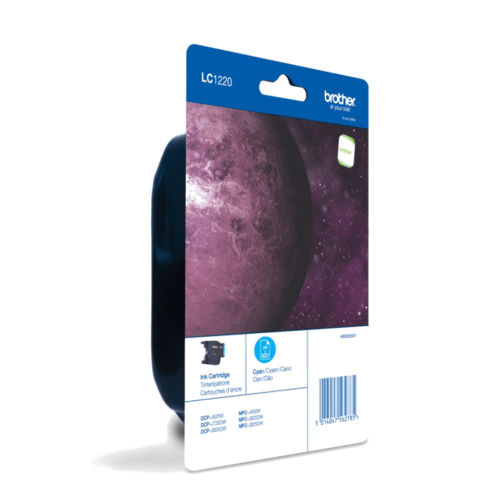 Tinteiro Brother LC1220CBP Azul cyan original blister