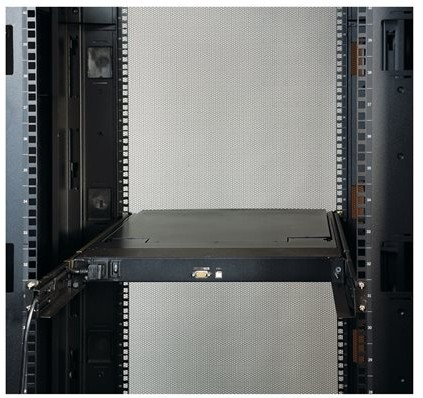Kit de montagem de bastidor de consola KVM preto 1U APC KVM-LCDMOUNT