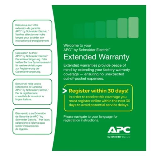 APC Extended Warranty (Renewal or High Volume) - Contrato extendido de serviço - 1 ano