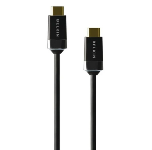 Belkin High Speed HDMI Cable - Cabo HDMI - HDMI macho para HDMI macho - 2 m - preto