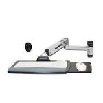 Ergotron LX - Kit de montagem (suporte de rato, descanso para pulso, bandeja de teclado, braço de suporte, bandeja de rato deslizante, base, extensão) - para teclado/rato - alumínio polido - montável em parede - para P/N: 45-353-026