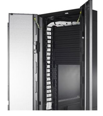 Painel APC de gestão do cabo do suporte preto 48U, AR7723