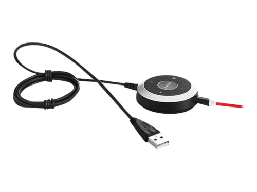 Jabra Evolve 40 MS mono Auscultadores no ouvido com cabo USB, macaco de 3,5 mm Certificado para Skype for Business