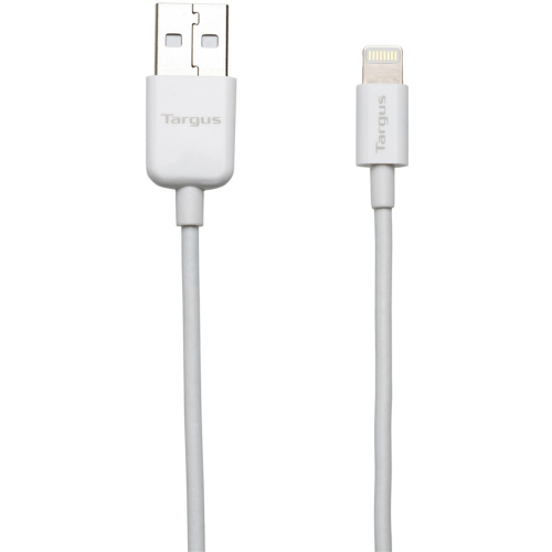Targus - Cabo Lightning - Lightning macho para USB macho - 1 m - branco - para Apple iPad/iPhone/iPod (Lightning)