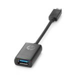 HP - Adaptador USB - USB Tipo A (F) para 24 pin USB-C (M) - USB 3.0 - 14.08 cm - para Elite Mobile Thin Client mt645 G7, EliteBook 830 G6, Pro Mobile Thin Client mt440 G3