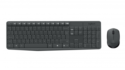 Teclado e Rato sem fios 2.4 GHz Pan-Nórdico Logitech MK235 920-007921
