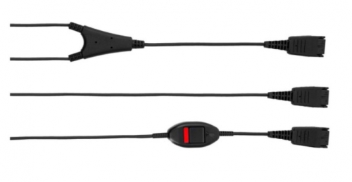 Separador de auricular Jabra Supervisor Y-Cord Quick Disconnect para Quick Disconnect ,8800-02-01