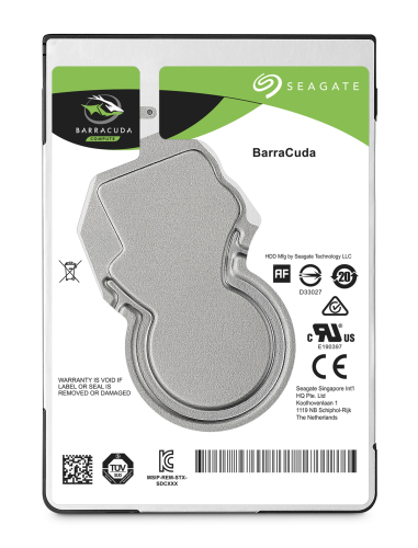 Seagate Guardian BarraCuda ST5000LM000 - Disco rígido - 5 TB - interna - 2.5" - SATA 6Gb/s - 5400 rpm - buffer: 128 MB