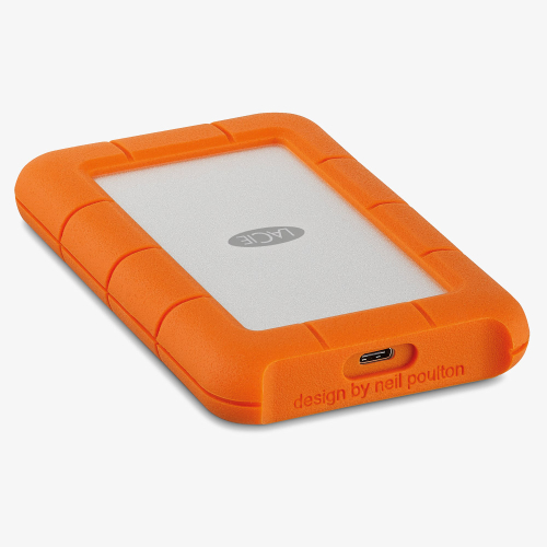LaCie Rugged USB-C - Disco rígido - 2 TB - externa (portátil) - USB 3.1 Gen 1 (USB C conector)
