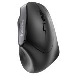 CHERRY MW 4500 - Rato vertical - ergonómico - para direita - óptico - 6 botões - sem fios - 2.4 GHz - receptor sem fio USB - preto