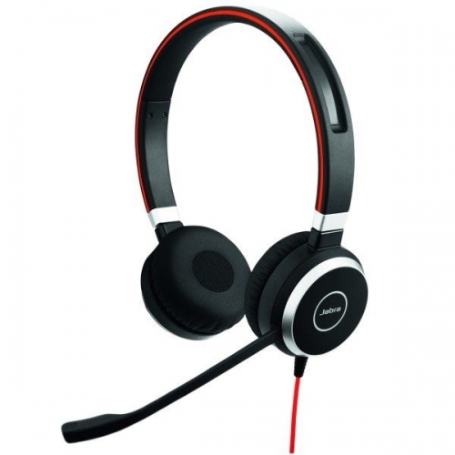 Auscultadores Jabra Evolve 40 UC stereo - no ouvido - com cabo - USB-C