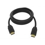 VISION Professional installation-grade HDMI cable - LIFETIME WARRANTY - 4K - HDMI version 2.0 - gold plated connectors - ethernet - HDMI (M) to HDMI (M) - outer diameter 7.3 mm - 28 AWG - 2 m - black