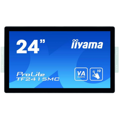 iiyama ProLite TF2415MC-B2 - Monitor LED - 23.8" - moldura aberta - ecrã de toque - 1920 x 1080 Full HD (1080p) @ 60 Hz - VA - 350 cd/m² - 3000:1 - 16 ms - HDMI, VGA, DisplayPort - preto