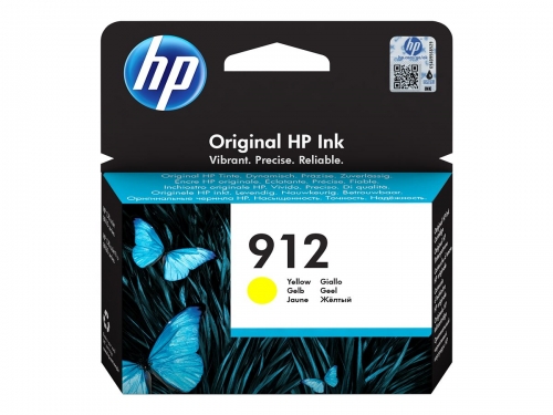 HP 912 2.93 ml amarelo original tinteiro para Officejet 80XX, Officejet Pro 80XX