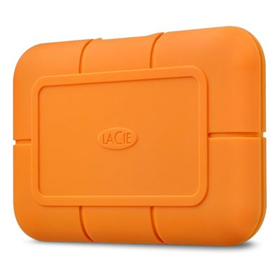 LaCie Rugged SSD STHR500800 - SSD - encriptado - 500 GB - externa (portátil) - USB 3.1 Gen 2 / Thunderbolt 3 (USB C conector) - Self-Encrypting Drive (SED)