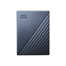 WD My Passport Ultra WDBFTM0050BBL - Disco rígido - encriptado - 5 TB - externa (portátil) - USB 3.1 (USB C conector) - 256-bits AES - azul