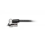 Kensington ClickSafe 2.0 Universal Keyed Laptop Lock - Trancamento do cabo de segurança - 1.8 m