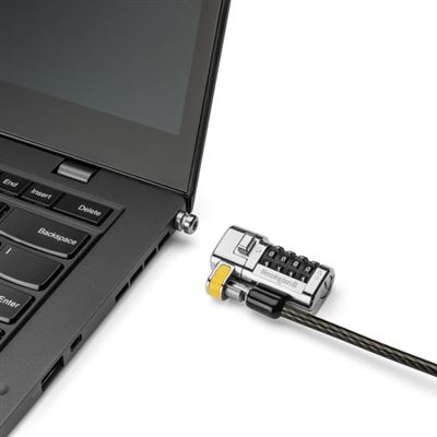Trancamento do cabo de segurança Kensington ClickSafe Universal Combination Laptop Lock - 1.8 m