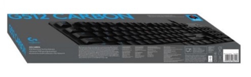  Teclado luz traseira Logitech Gaming G512 USB Padrão internacional americano interruptor: GX Red Linear carvão, 920-009370