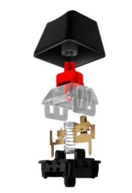  Teclado luz traseira Logitech Gaming G512 USB Padrão internacional americano interruptor: GX Red Linear carvão, 920-009370