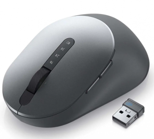 Rato óptico 7 botões sem fios Dell MS5320W 2.4 GHz, Bluetooth 5.0 Cinzento titã
