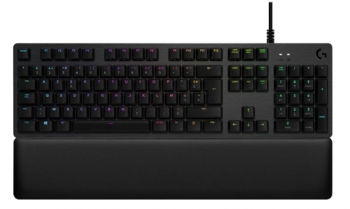 Logitech Gaming G513 Teclado luz traseira USB AZERTY Francês interruptor: GX Brown Tactile carvão, 920-009325