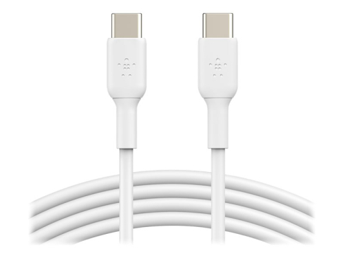Cabo 1 MT USB-C Belkin CAB003BT1MWH BOOST CHARGE Cabo USB 24 pin USB-C (M) para 24 pin USB-C (M) branco