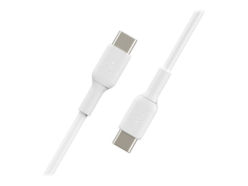 Cabo 1 MT USB-C Belkin CAB003BT1MWH BOOST CHARGE Cabo USB 24 pin USB-C (M) para 24 pin USB-C (M) branco