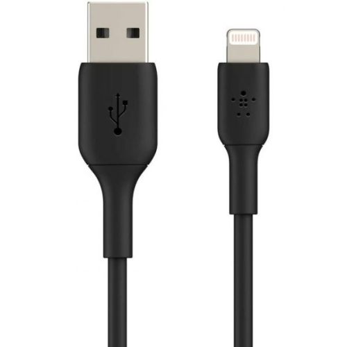 Belkin BOOST CHARGE - Cabo Lightning - Lightning macho para USB macho - 15 cm - preto - para Apple 10.5-inch iPad Pro, 12.9-inch iPad Pro (2nd generation), iPhone 11, 11 Pro, 11 Pro Max, 8, XR, XS, XS Max