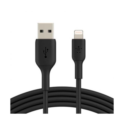 Belkin BOOST CHARGE - Cabo Lightning - Lightning macho para USB macho - 3 m - preto - para Apple 10.5-inch iPad Pro, 12.9-inch iPad Pro (2nd generation), iPhone 11, 11 Pro, 11 Pro Max, 8, XR, XS, XS Max