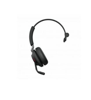 Jabra Auscultadores Evolve2 65 MS Mono Auscultadores no ouvido convertível  bluetooth sem fios USB-A  preto