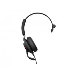 Jabra Evolve2 65 UC Mono - Auscultadores - no ouvido - convertível - bluetooth - sem fios - USB-A - isolamento de ruído - preto