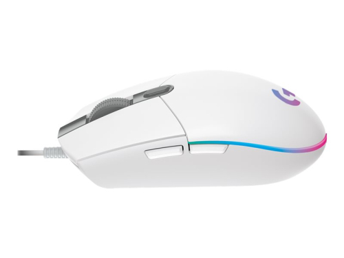 Rato Logitech Gaming Mouse G102 LIGHTSYNC para Mão direita óptico 6 botões com cabo USB branco 910-005824