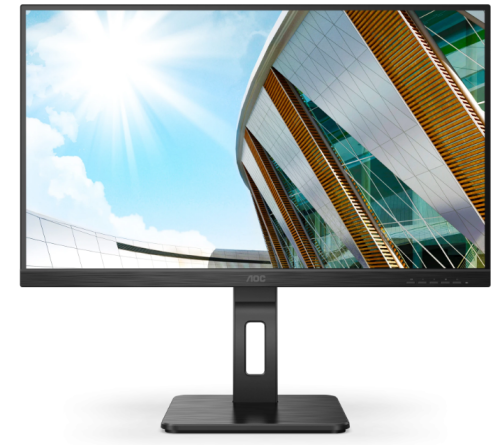 Monitor AOC 27 polegadas Q27P2Q LED 2560 x 1440 QHD HDMI, VGA, DisplayPort, altifalantes, preto